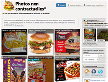 Tablet Screenshot of photos-non-contractuelles.fr